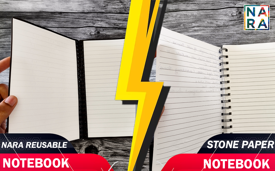 NARA Reusable Notebooks VS Stone Paper Notebook