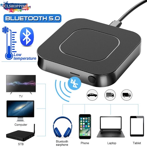 Thiết Bị Thu Phát Âm Thanh Bluetooth 5.0 Cổng Usb 3.5Mm Chuyên Dùng Cho Loa Tv / Máy Tính