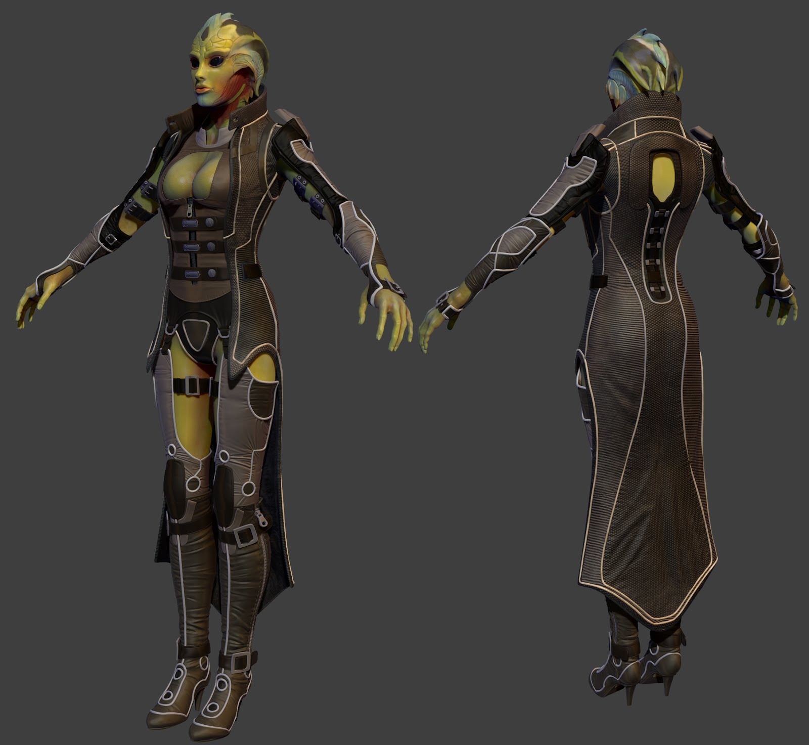 Female drell Mass Effect: