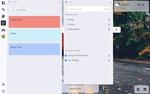 Custom Tab For Chrome