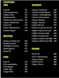 Cream & Fudge menu 1