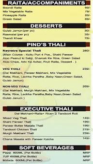 Pind Balluchi menu 3