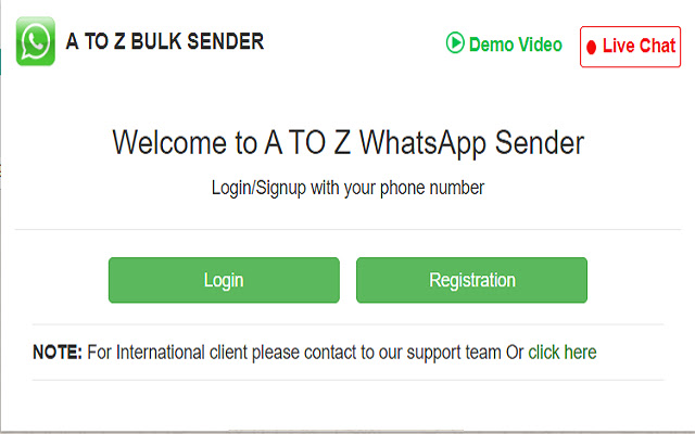 ATOZ WhatsApp Sender chrome extension