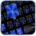 تنزيل Black Blue Metal Keyboard التثبيت أحدث APK تنزيل