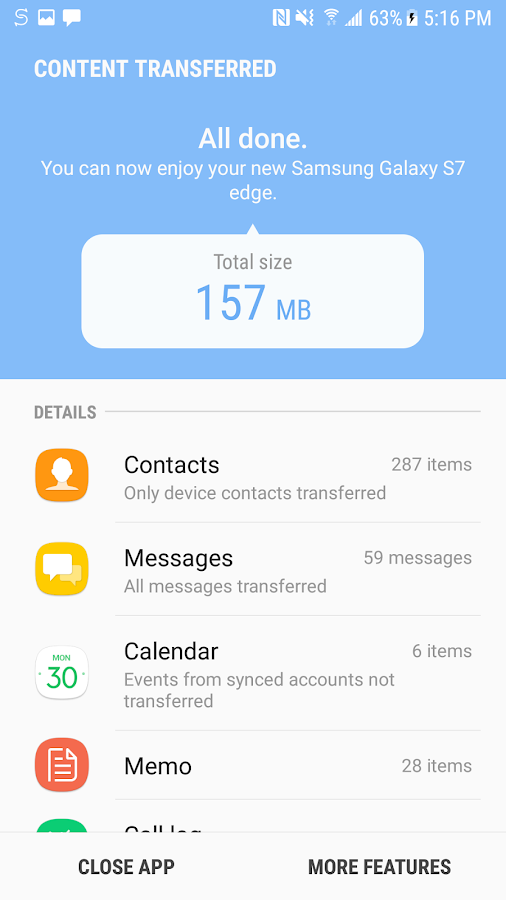    Samsung Smart Switch Mobile- screenshot  