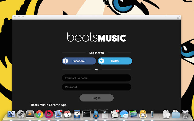 Beats Music Chrome App chrome extension