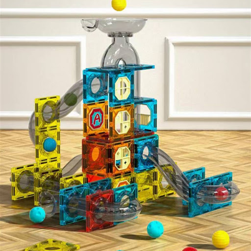 Title 3, Magnetic Building Block Set Variety for Kids, L...