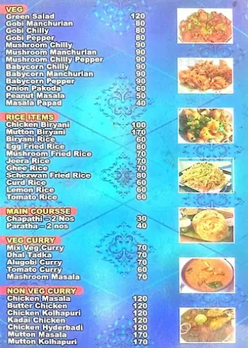 Namoora Donne Biryani menu 