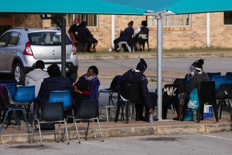 Staff at the Motherwell Community Health Centre have staged a sit-in, closing the facility to patients. They say they do not have enough personal protective equipment and that the centre has not been decontaminated after a staff member tested positive for Covid-19