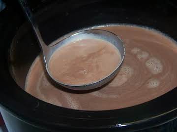 Christmas Eve Creamy Crockpot Hot Chocolate