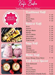 Kulfi Bistro Box Of Delights menu 1