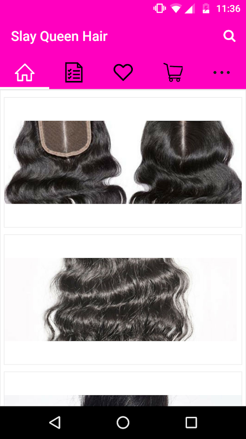 Android application Slay Queen Hair screenshort