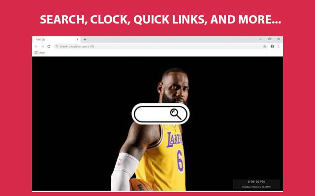 LeBron James Wallpapers and New Tab