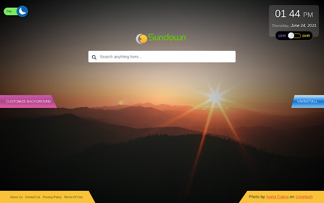 Sundown Extension chrome extension