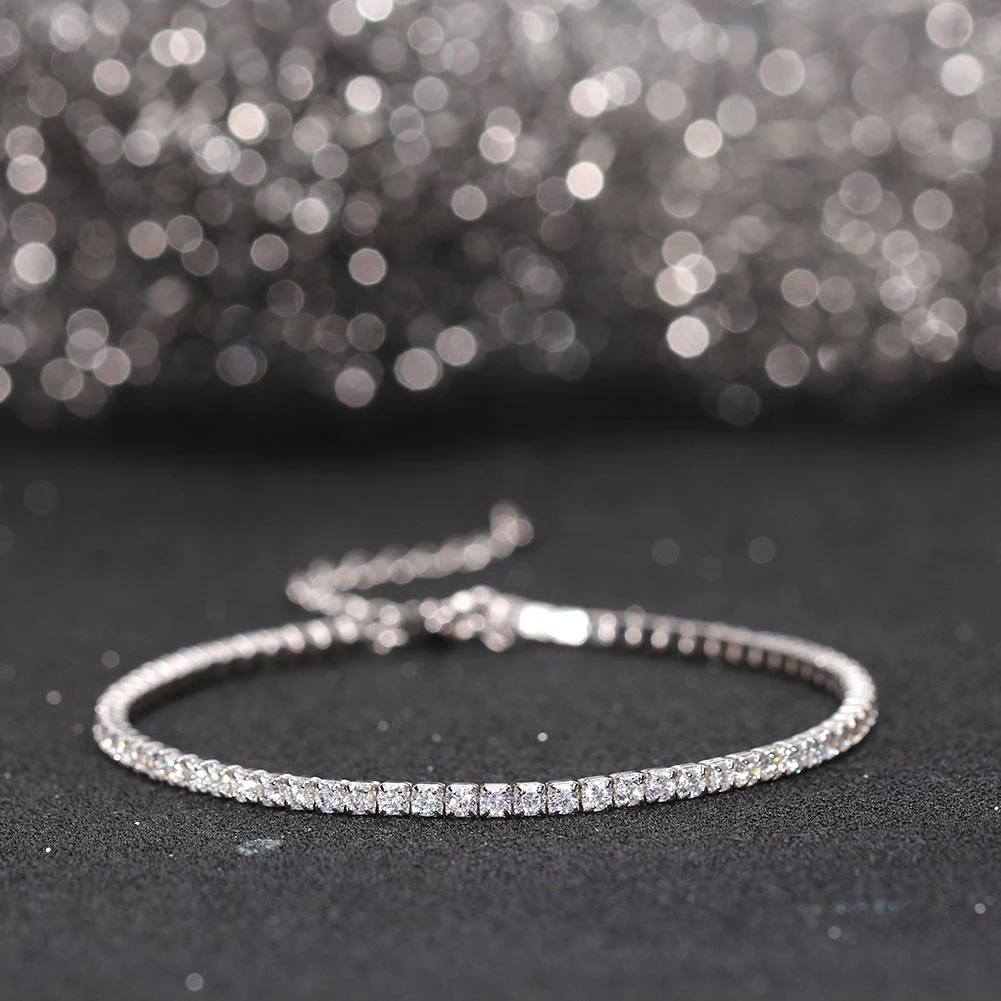 Title 14, Bracelet chaîne tennis Shangda Jewelry 2MM plaq...