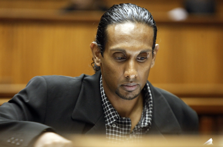 Convicted murderer Donovan Moodley in court in 2012