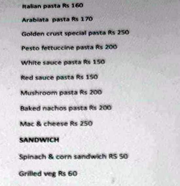 Saffron Bakery menu 