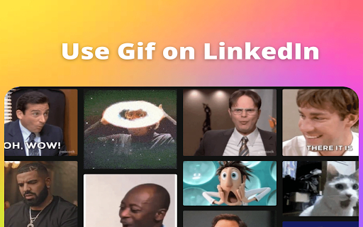 Unicat - LinkedIn GIF comment picker