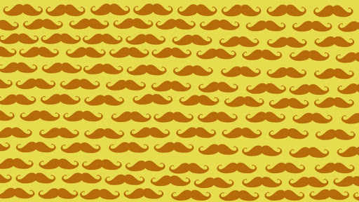 Mustache Live Wallpaper Girl