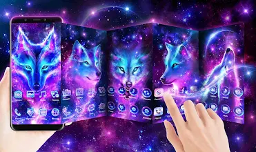 Wolf Galaxy Cool Backgrounds For Boys