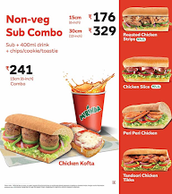 Subway menu 6