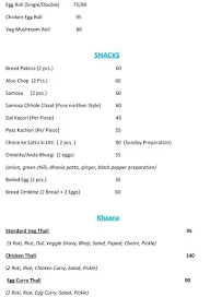 Organic Feast menu 3