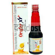 Orofer XT Plus Iron Tonic Orange Suspension 200 Ml