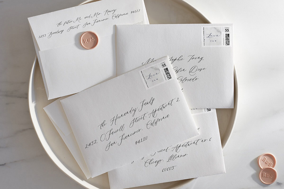 Do you ever look at the stamps on the wedding invitations?