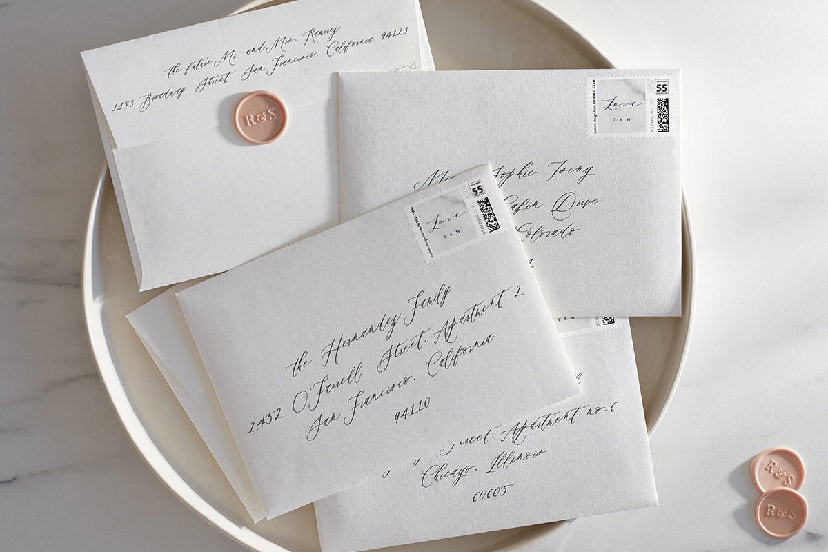 Everything to know about Stamps For Wedding Invitations - Paperlust