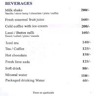 Horizon Multi Cuisine Restaurant menu 4