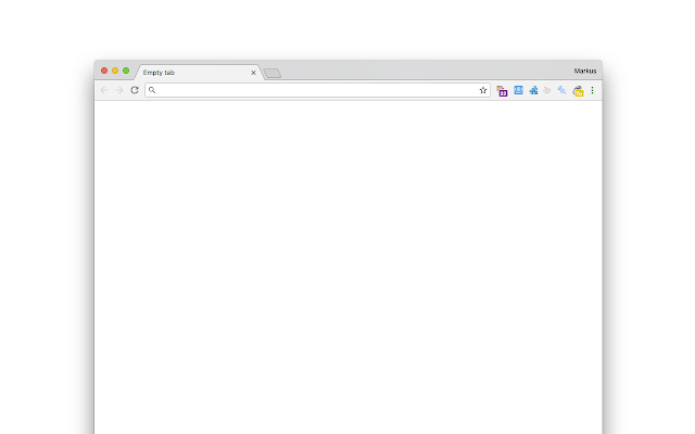 Blank New Tab chrome extension