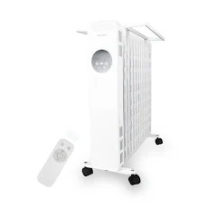 Lò sưởi dầu 13 thanh TIROSS, 2500W, có giá phơi, hẹn giờ, có điều khiển từ xa- TS9221