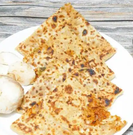 Mushroom Masala Paratha