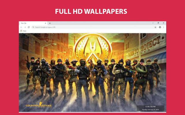 Counter Strike Wallpapers and New Tab