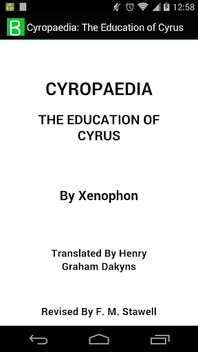 Cyropaedia: Education of Cyrus