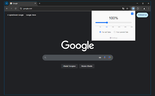 Zoom Out Chrome