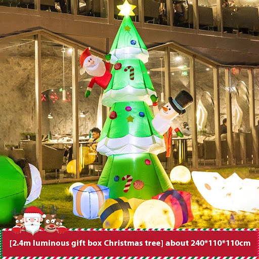 Title 6, Opblaasbare Lichtgevende Kerstversiering Buiten...