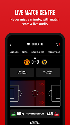 Screenshot Manchester United Official App