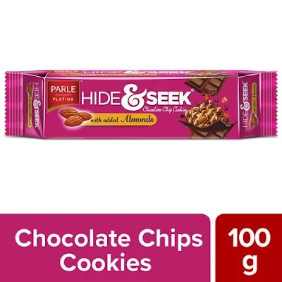 Parle Hide & Seek Chocolate & Almonds - 100 gm