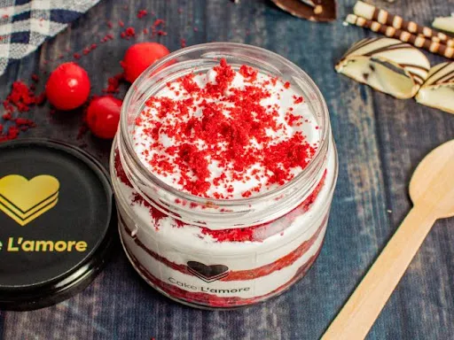 Red Velvet Jar Cake (Small)