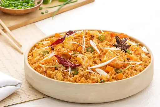 Veg Burnt Garlic Fried Rice