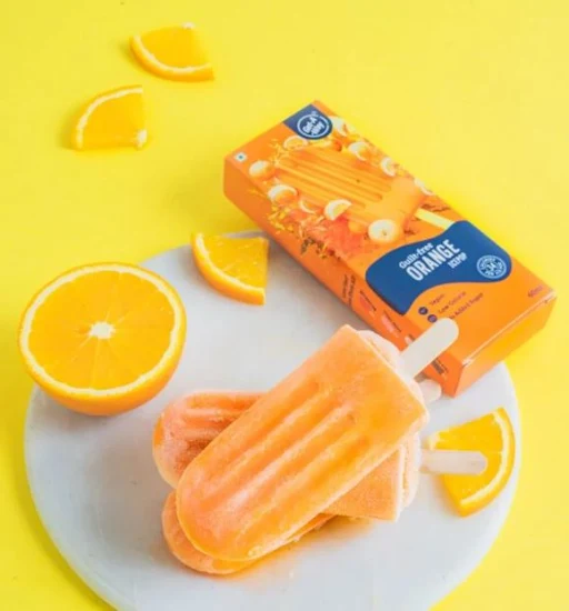 Orange Ice Pop