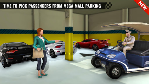 Shopping Mall Smart Taxi: Family Car Taxi Games