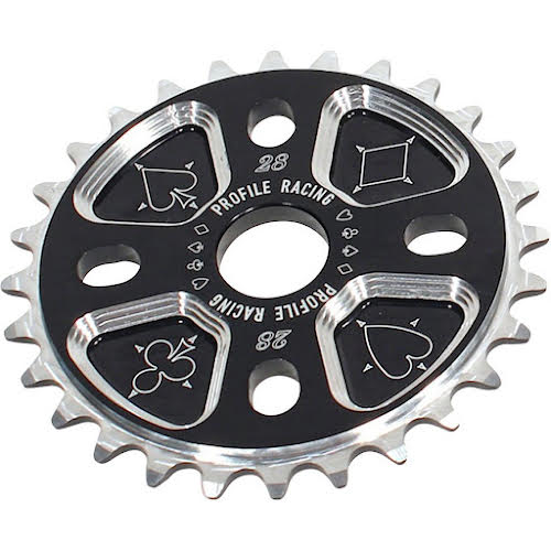 Profile Racing Blackjack Sprocket - 28t, Black