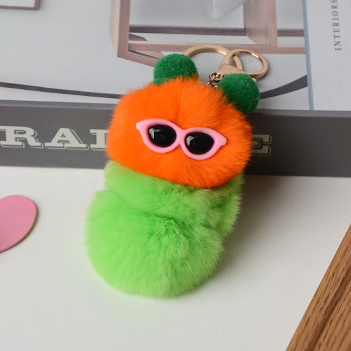 Title 2, Rex Rabbit Fur Pendant Creative Gift Fashion Ac...