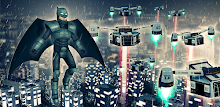 Flying Knight Superhero: Rescue Dark City 3D game APK