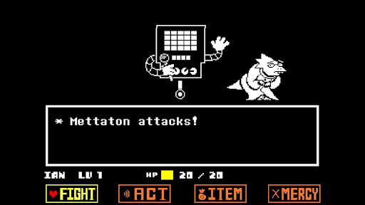 Mettaton First Encounter