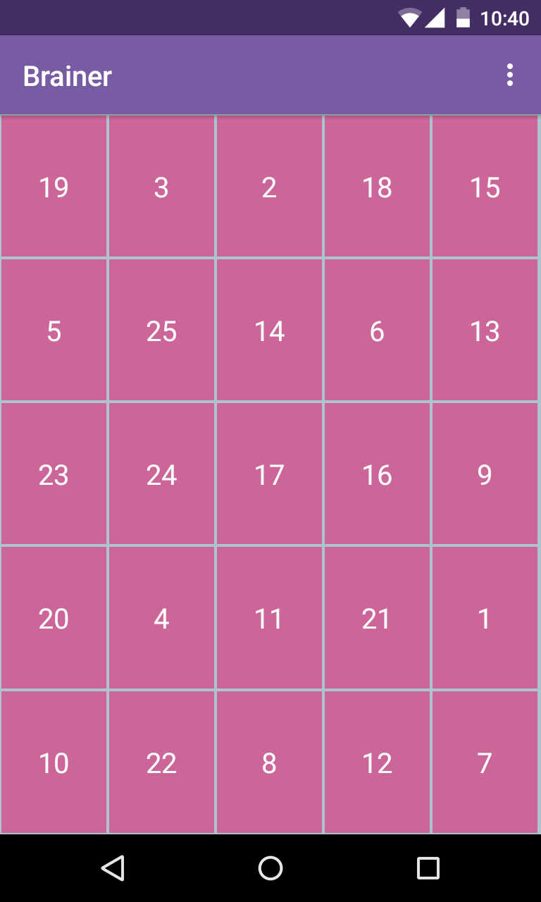 Brainer Screen 1