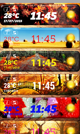 免費下載個人化APP|Autumn Weather Clock Widget app開箱文|APP開箱王