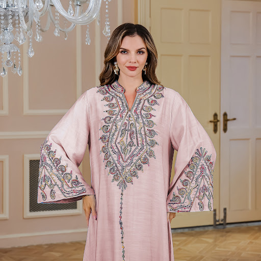 Title 7, Middle East Saudi Muslim Rope Embroidered Robe ...